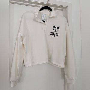 Cropped Disney Mickey & Friends Sweater